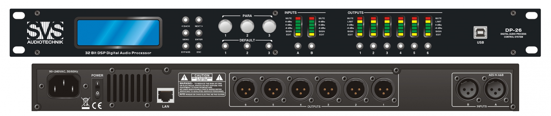 SVS Audiotechnik DP-26 Цифровой процессор: 2 входа 6 выходов в Пущино