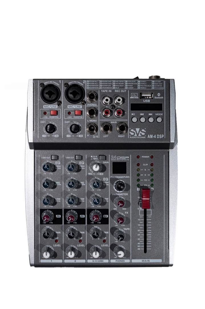 SVS Audiotechnik mixers AM-4 DSP Аналоговый микшерный пульт, 4-канала в Пущино