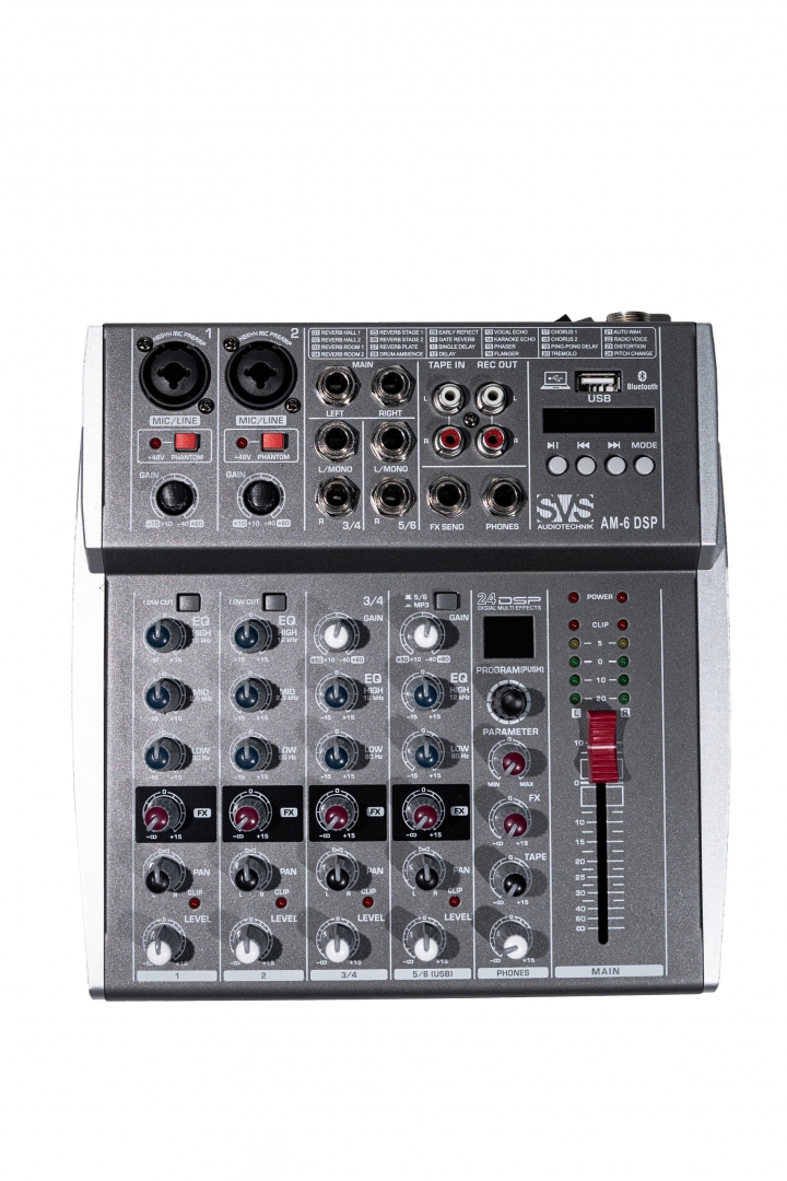 SVS Audiotechnik mixers AM-6 DSP Микшерный пульт аналоговый, 6-канальный SVS Audiotechnik mixers в Пущино