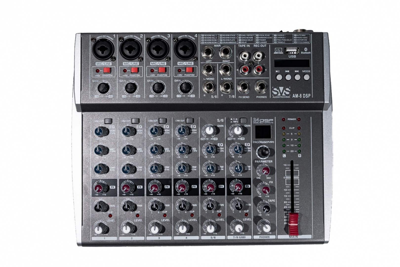 SVS Audiotechnik mixers AM-8 DSP Микшерный пульт аналоговый, 8-канальный в Пущино